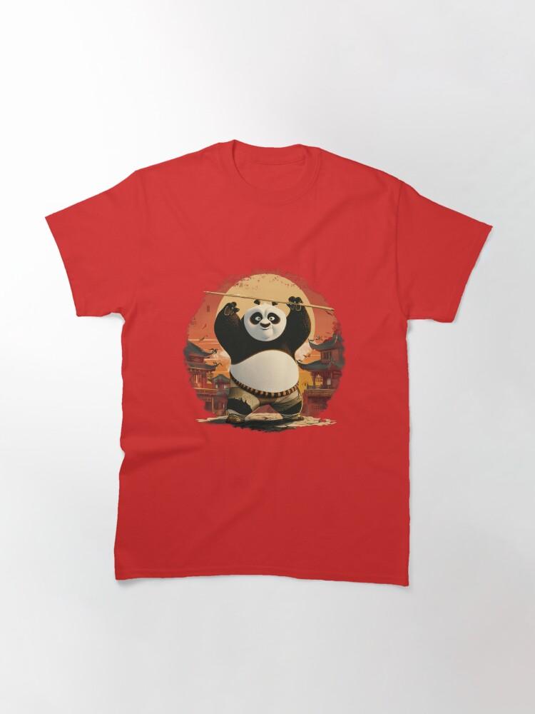 Kung Fu Panda Panda Kung Fu Klassisches T-Shirt