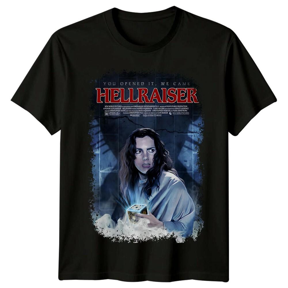 

Hellraiser (1987) Movie Poster Inspired T-Shirt Retro 80s Tee 3XL