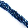 4mm Faceted Diamond Crystal Glass Beads for Handmade Hair Accessories