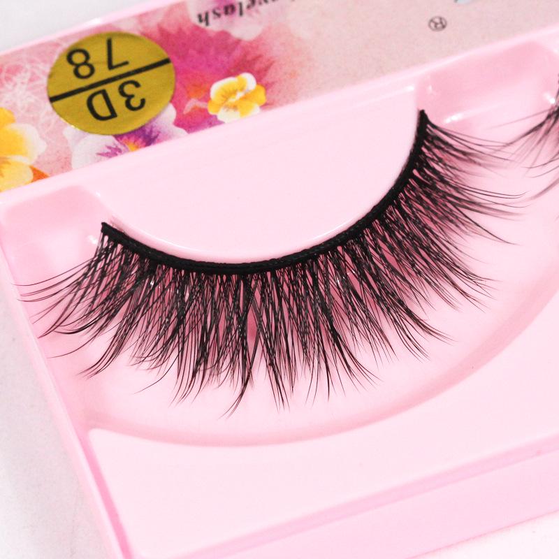 

3D Multi-Layer False Eyelashes: Simulated Thick Long-Front-Short-Back Design, Soft for European and American Stage Makeup