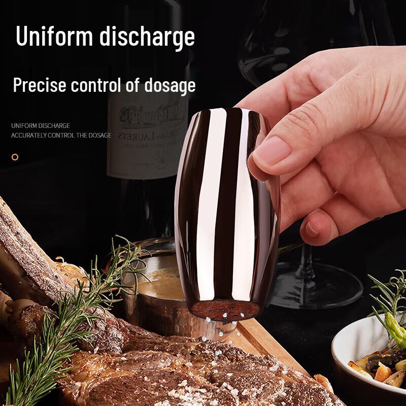 Stainless Steel Pepper Shaker with Base