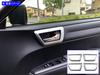 BRIGHTZ Inner Door Handle Satin for Toyota Corolla Fielder NZE NKE 160 Corolla Fielder Covers, Plated, 4-Piece, Silver, (161, 162, 164, 165)