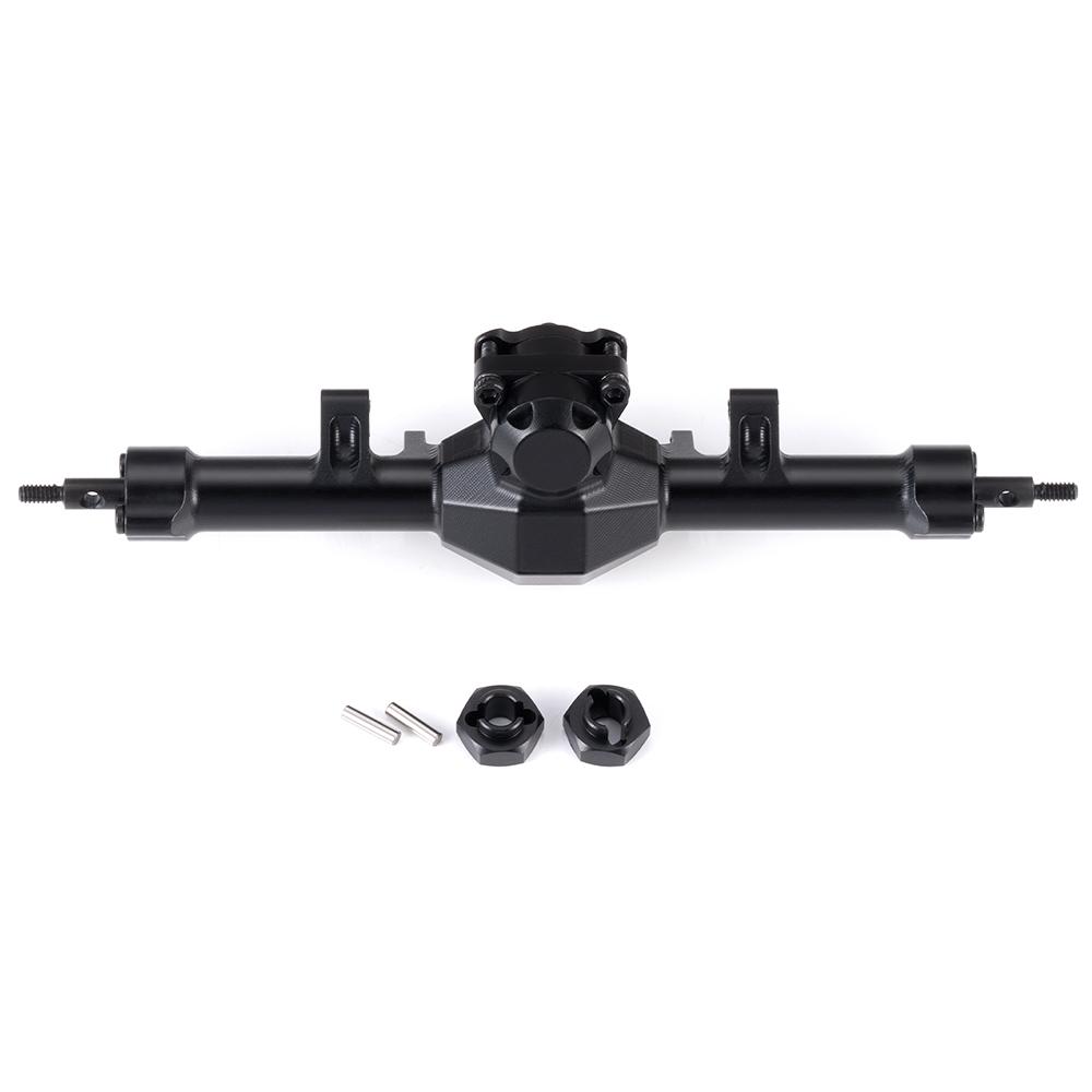 MIBIDAO Alu Alloy Extended / Stock Length Front Rear Axle for Axial SCX24 Deadbolt C10 Wrangler Gladiator Bronco 1/24 RC Car