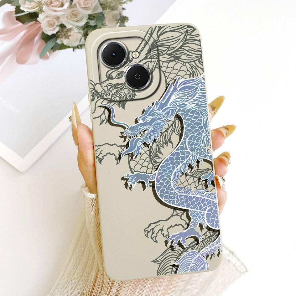 For Tecno Spark 40C Case KM4k Fashion Painted Liquid Silicone Soft TPU Shockproof Cover For Tecno Spark40C Pop 10 Pro Phone Case