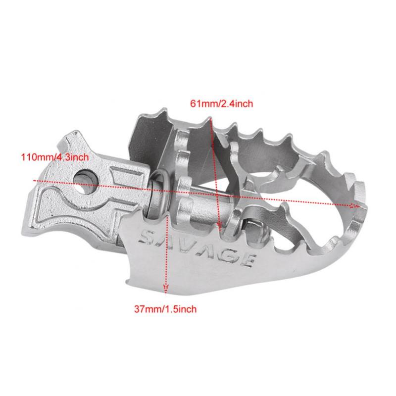 Adjustable Motorcycle Front Footrest Foot Pegs Fits For BM-W F800GS F700GS F650GS R1150GS Yama-ha WR25 Motorcycle Front Footpegs