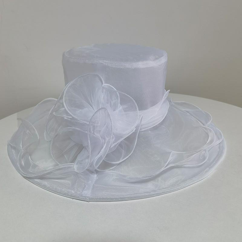 Cappello a Rete Floreale Vintage Con Protezione Solare Per Donne Cappello da Sole Estivo da Spiaggia
