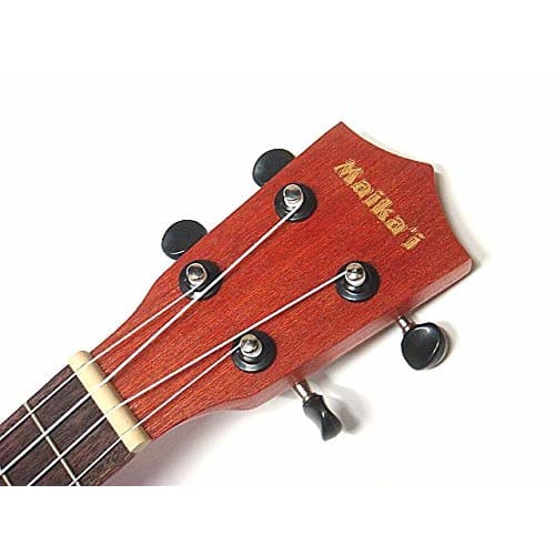 Maikai MKU-1 SRD 5-Piece Beginner Ukulele Set In See-Through Red (Ukulele, Instruction Book with DVD, Case, Tuner, Original Picks) - Ships with Safety