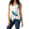 Elegant Women's Fashion Off Shoulder Tops With Spaghetti Strap And Floral Print