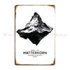 Matterhorn Metallschilder Personalisieren Wand Höhlenwand Kneipenwand Charakter Blechschild Poster