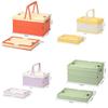 Foldable Multifunctional Pp Storage Bin With Handle For Kitchen And Pantry Organization