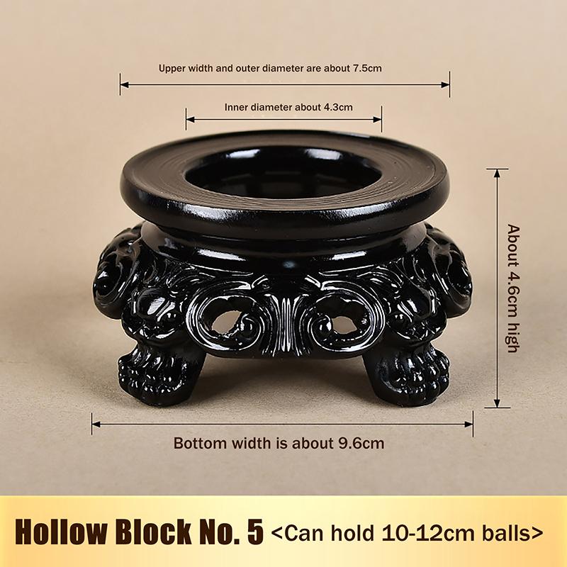 Vintage Crystal Balls Base Resin Sphere Support Display Stand Desktop Ornament Fixed Seat Home Decoration Accessories