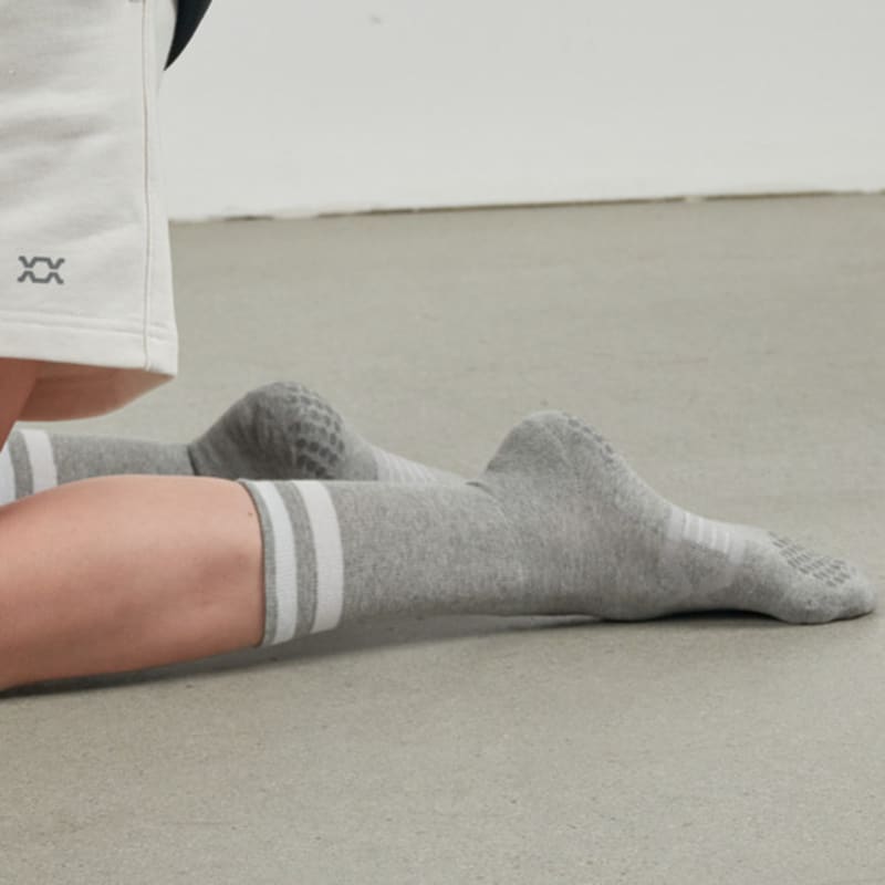 REXY Doubling Double-Sided Non-Slip Crew Socks
