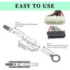 41 PCS Terminal Removal Tool Kit, Depinning Tool Pin Removal Tool, Pin Extractor Removal Tool Kit, Electrical Tools Wire Connector Pin Release