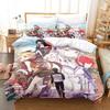 Re Zero Bedding Set Single Twin Full Queen King Size Bed Set Aldult Kid Bedroom Duvetcover Sets 3D Print Anime Bed Sheet Set