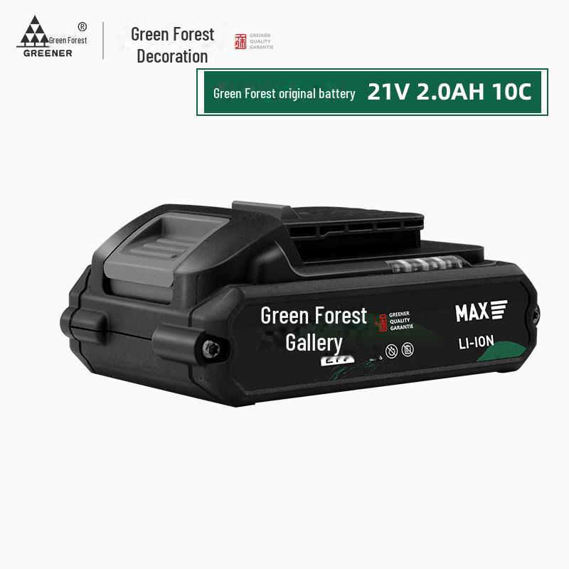 Green Forest Master 21V Original Lithium Battery Charger for Hand Drill, Angle Grinder, Electric Wrench, and Pistol Drill