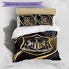 Newcastle United Football Printed 3 Pieces Bedding Set, Comfortable Skin Friendly Bedroom Duvet Cover Set