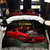 3D Tištěná Sportovní Auto Superauto Ložní Souprava Chlapci Dívky Velikost Twin Queen Povlak na Přikrývku Povlak na Polštář Postel Děti Dospělí Domácí Textil