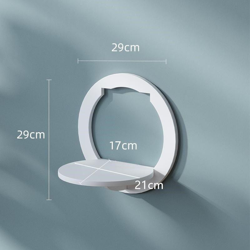 1pc Multifunction Punch-free Home Wall Mounted Shelf,Plants&Photos Hanging Storage Rack for Home Display,  Bedside&Bathroom Hanging Storage Shelf.