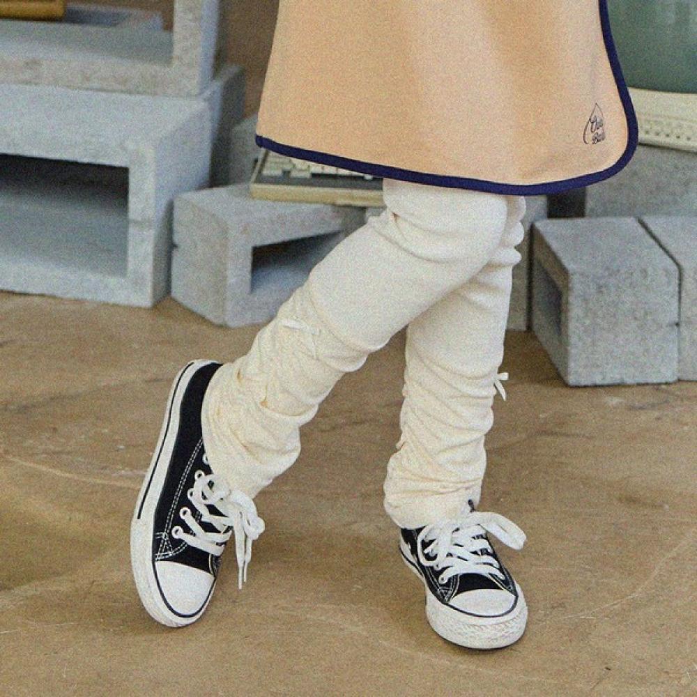 

Olivan Ribbon Ribbed Leggings Cream creamy/160