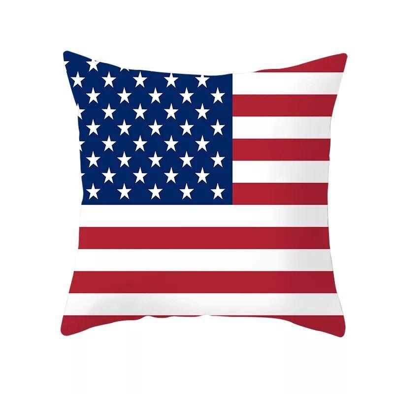 American Flag Independence Day Pillow Case Holiday Gift Home Decor Pillow Case