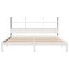 Solid Wood Bed with Shelf Without Mattress White 180x200 cm Pine