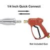 High Pressure Cleaner Turbine Nozzle, Rotary, 1/4 Inch Quick Connection, With Bracket