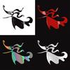 Small Town Christmas Ghost Silhouette Pumpkin Nose Reflective Car Creative Sticker Vinyl Decals Auto Universal Decor Accessories