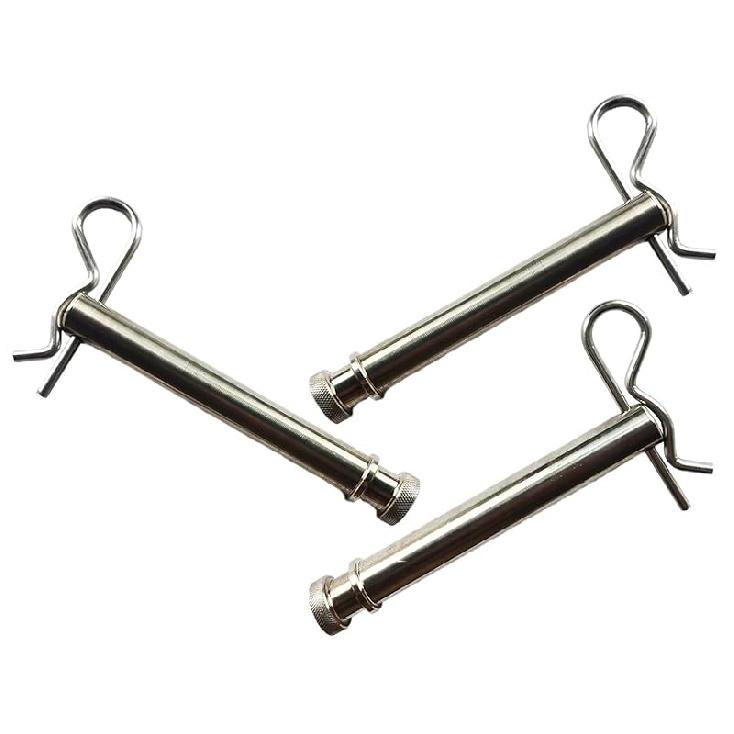 TS35010 Stainless Steel Trailer Hitch Pin And Clip For 2" & 2.5" Receiver Trailer Hitches Tow & Stow Replacement P-1 Pack
