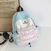 Schoolbag Simple Backpack 1011 New Female College Student School Bag Outdoor Sports Backpack Hiking Bag Short Travel Bag