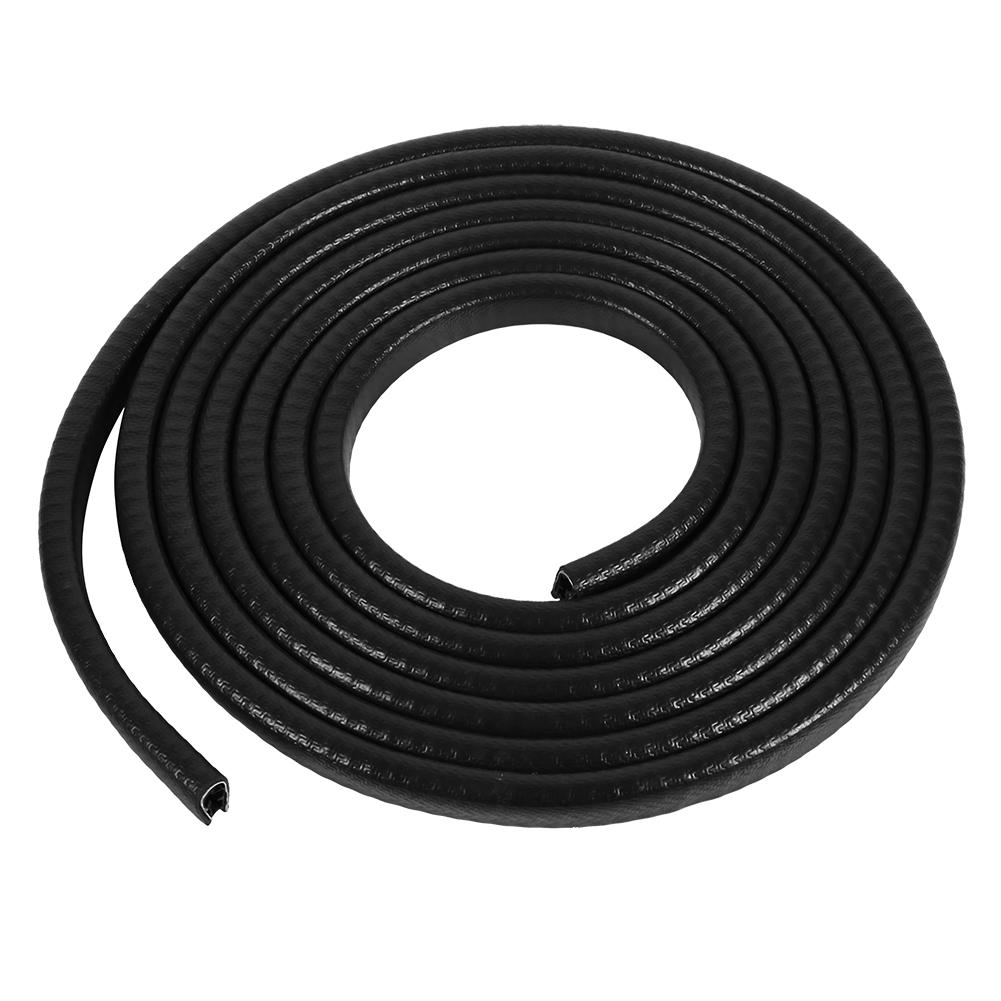 300cm Rubber Car Door Edge Guard Molding Trim Interior Metel Clips Seal Strip