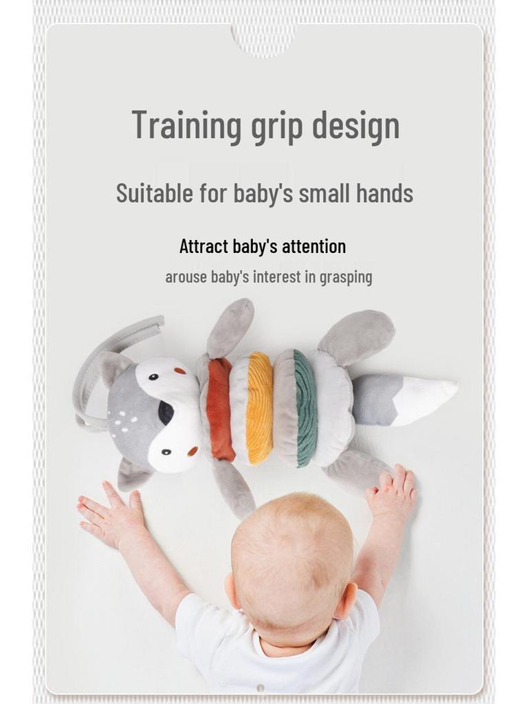 Aipinqi Baby Musical Plush Rattle Toy for Crib & Car