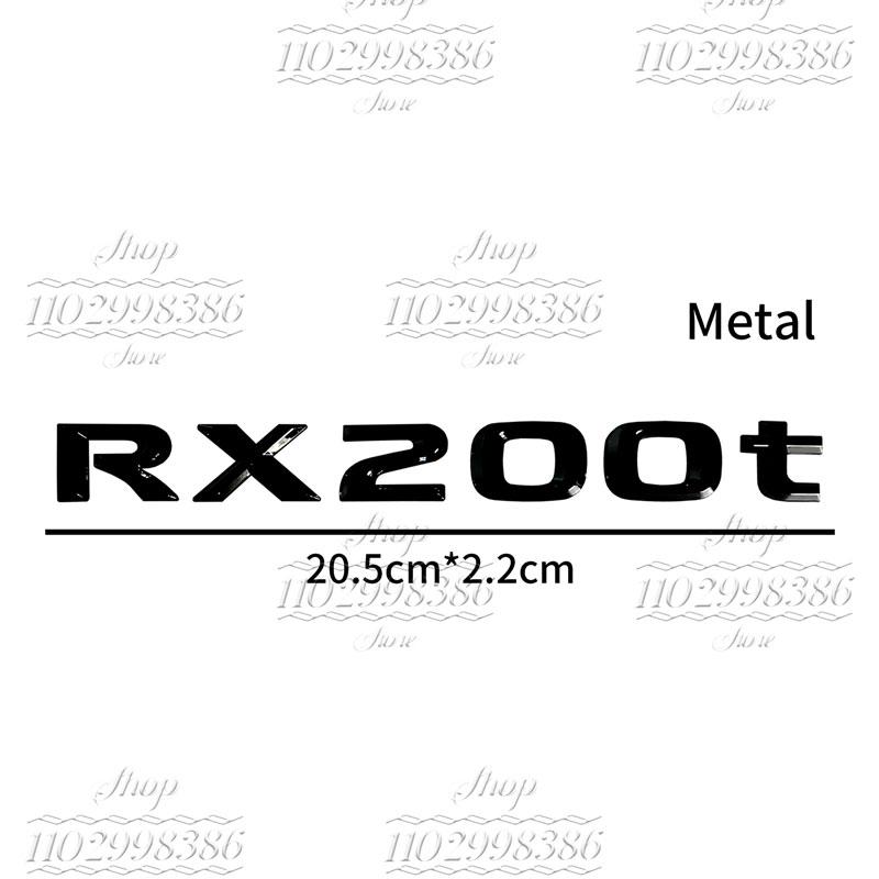 Vhodné pro RX300, RX350, RX500h, RX450h, RX270, RX200t Lexus zadní znak dekorativní kovové samolepky s písmeny
