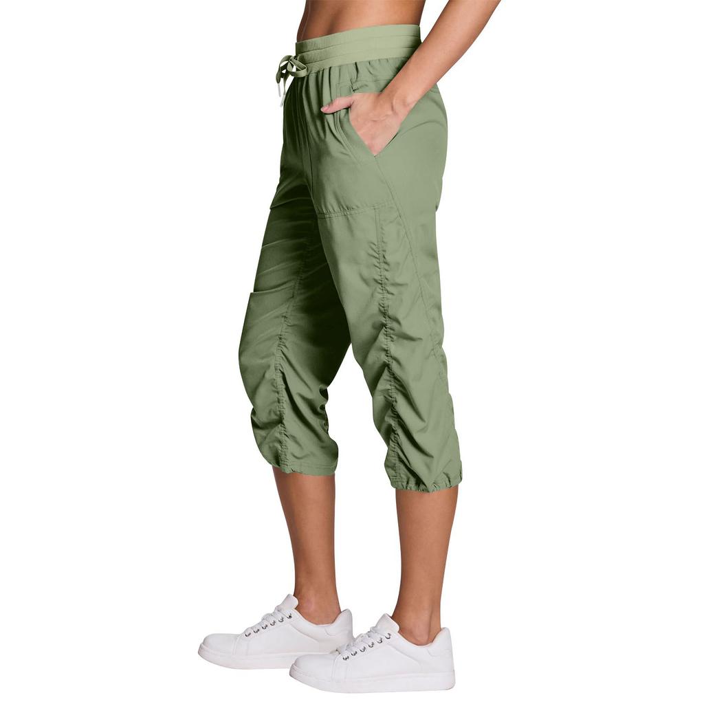Damen Plissee Cargo Wanderhose mit Taschen