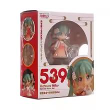 Hatsune Miku #1939 15Th Anniversary Strawberry Miku Anime Action Figure 10Cm 3.94In Collection Model Doll Toys For Anime Fans