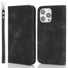 For iPhone 14 Pro Max Stand Case Magnetic Closure Skin Touch Leather Flip Phone Cover with Wallet