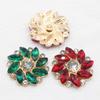 New 3-piece 26MM Exquisite Horse Eye Glass Alloy Flat Back Button DIY Hair Accessory, Mobile Phone Clothing Decoration Accessory