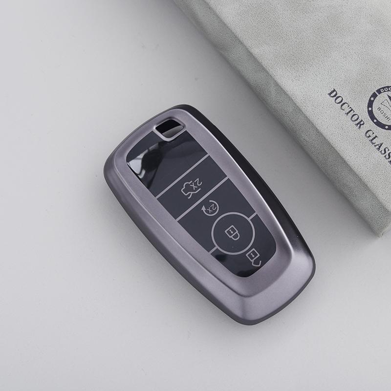 3/4/5 Buttons Tpu Shell Fob Holder For Ford Fusion Edge Mustang Explorer F150 F250 F350 F450 Car Key Case Protector Cover