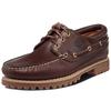Timberland Leather Casual Slip-Resistant Shock-Absorbing Low-Top Sneakers Men Sneakers Brown 30003