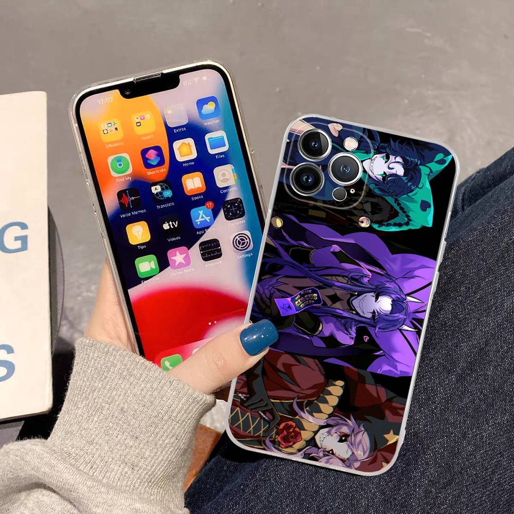 The Freak Circus Pierrot Game Transparent Case For IPhone 11 12 13 14 15 16 17 Air Pro Max Plus Mini Shockproof Cover