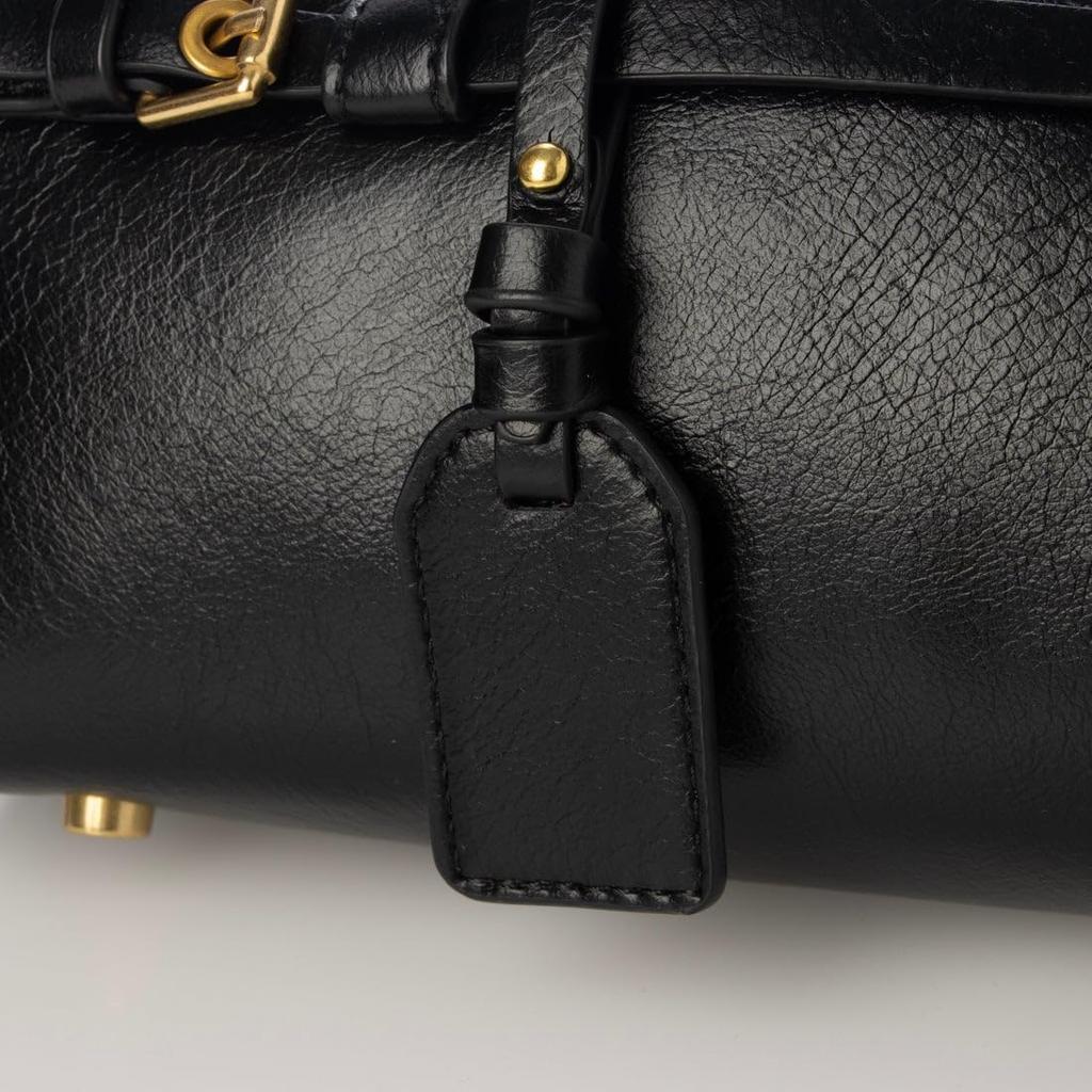 Double Belt Shoulder Bag