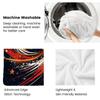 Red Orange Soccer Print thin Flannel Blanket for Bedroom,Living Rooms,Sofas Blankets,Lunch Breaks,blankets fluffy blanket