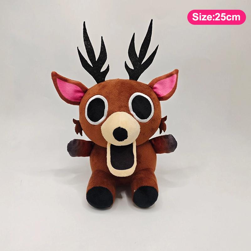 99 Nights In The Forest Deer Plush Toys Anime Game Peripherals Animals Keyring Accessory For Backpack Cosplay Fans Birthday Gift