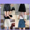 Denim Skirt Women High Waist A Line Summer Fashion Casual For Office Wear