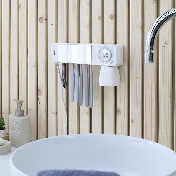 Utorex Kopftyp Negativionen-Luftreinigungs-Zahnbürstentrockner UTC-53AW, weiß