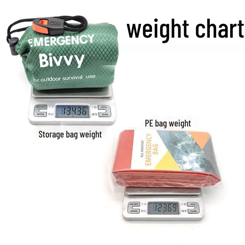 Insulated Emergency Sleeping Bag for Camping, Hiking, and Wilderness Rescue