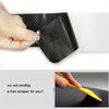 4 Pcs/Set Car Door Sill Protectors, Anti Scratch Carbon Fiber Auto Threshold Cover Strips,  Car Accessories (Black 3D)