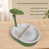 Large Bird Bath Basin for Parrots, Budgerigars, and Cockatiels – Built-in Birdcage Bathing Accessory