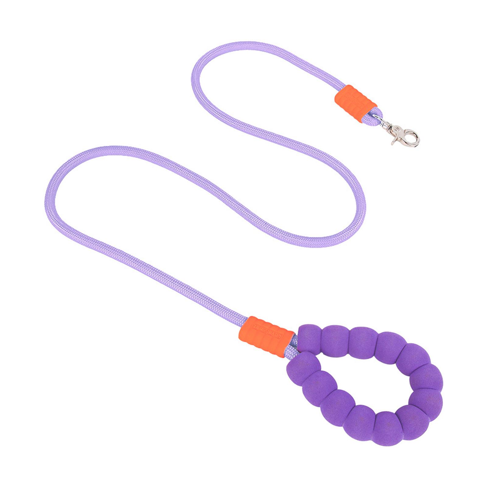 

Dog Leash, Cloud Bubble Cotton Handle, Rotating Metal Buckle, Outdoor Dog Walking фіолетовий