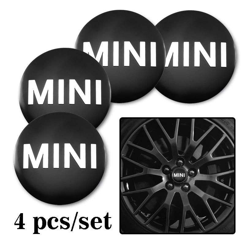 4Pcs Car Emblem Wheel Hub Center Cap Stickers Rim Badge Cover For Mini F54 F55 F56 F57 F60 R50 R53 R55 R56 R57 R58 R59 R60 R61