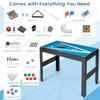 Multi Game Table 48 14 in 1 Combo Game Table with Basketball Billiards Foosball Ping Pong Hockey Shuffleboard Bowling Chess Che